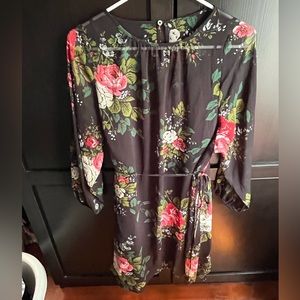 Floral sheer dress